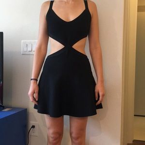 BCBG cut out mini dress
